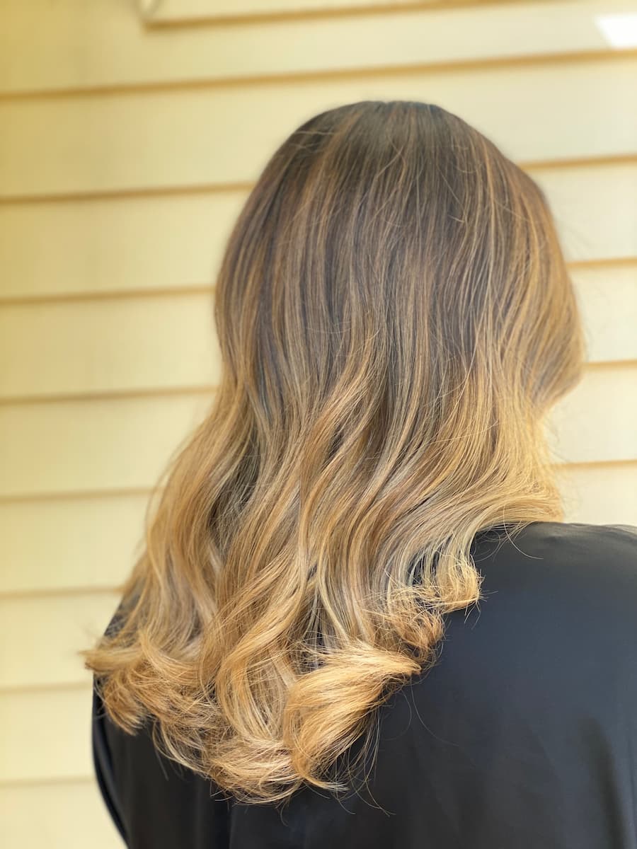 a1-balayage-on-brown-hair-and-glaze